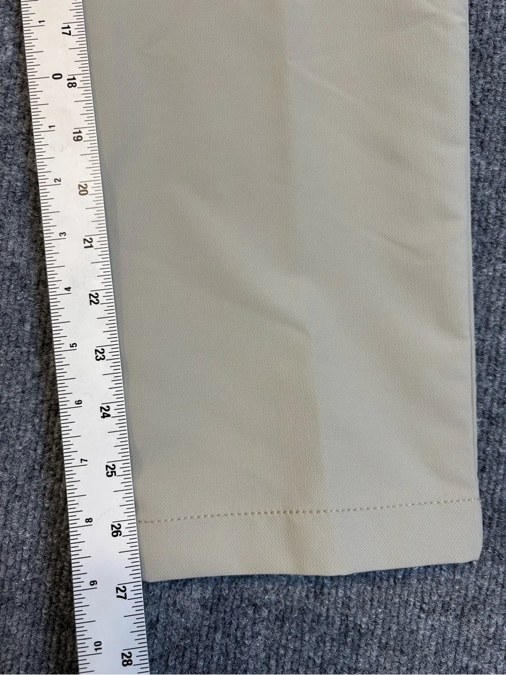 Banana Republic Men's Performance Commuter Pants 34x29 Beige Stretch EUC